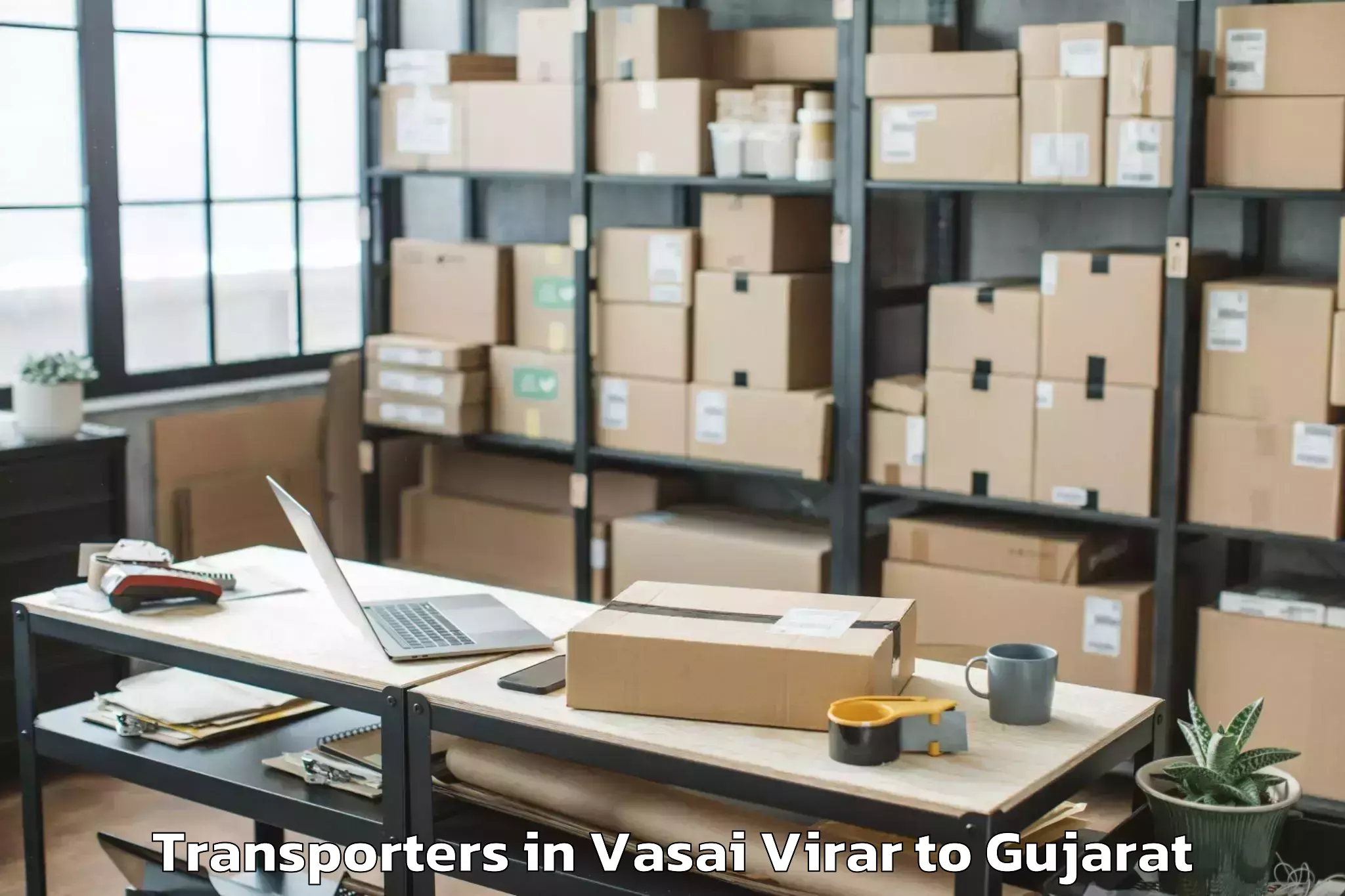 Book Vasai Virar to Uchchhal Transporters Online